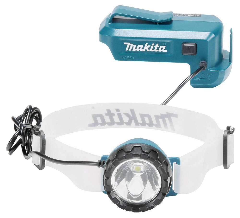 Makita LED Akku Stirnlampe » DML800 « 18V-LXT, 2000 lx, Gürtelclip