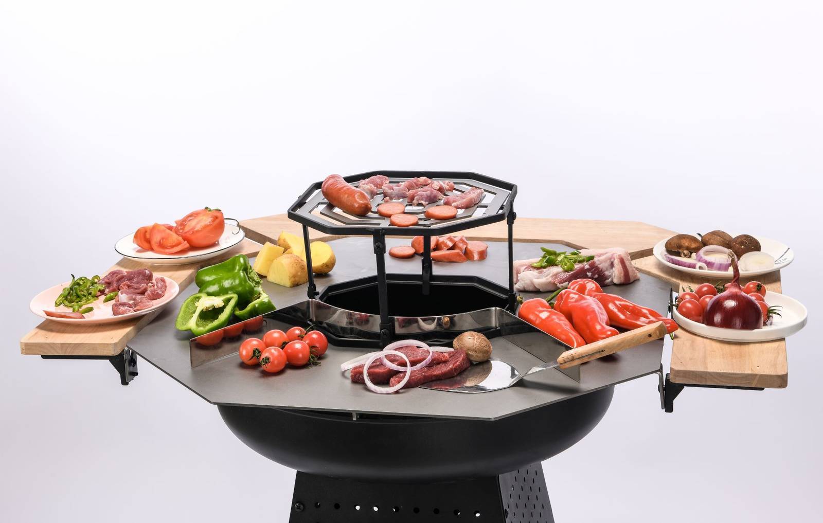 El Fuego® Grill- und Feuerstelle 2-in-1 » AY0329 « Plancha