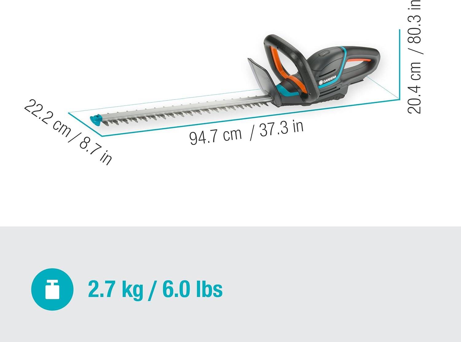 Gardena Akku-Heckenschere » ComfortCut 50/18V « inkl. Akku & Ladegerät