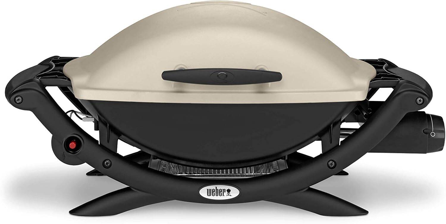Weber Gasgrill » Q 2000 « inkl. Rollwagen Art. 6557, 3,52 kW
