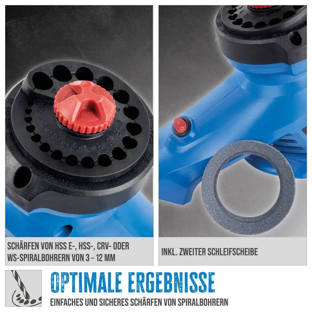 Güde Bohrerschärfgerät » GBS 95 « 230 V, inkl. 2. Schleifscheibe