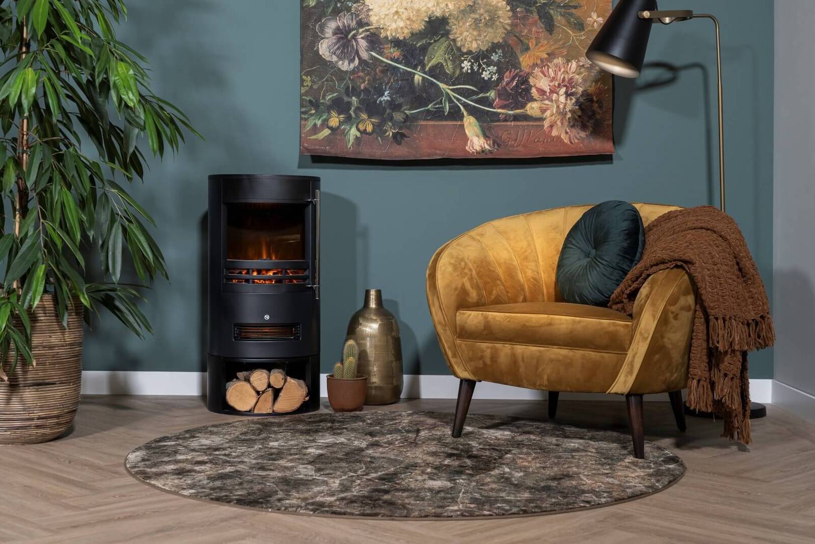 Eurom Elektrokamin » Orsa « 2000 W, mit Thermostat, 2 Heizstufen