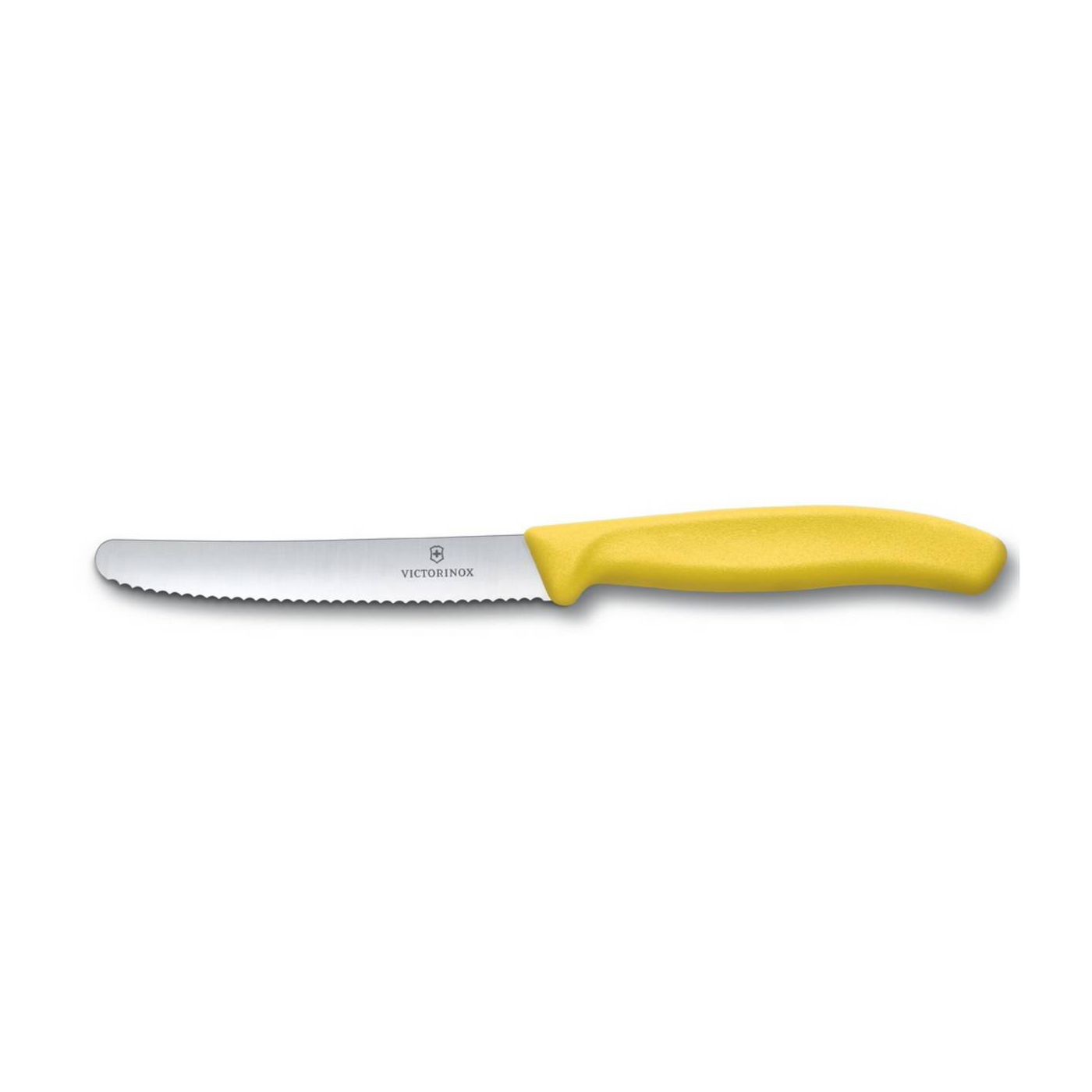 VICTORINOX Tomatenmesser, Brötchenmesser, Küchenmesser gelb SwissClassic