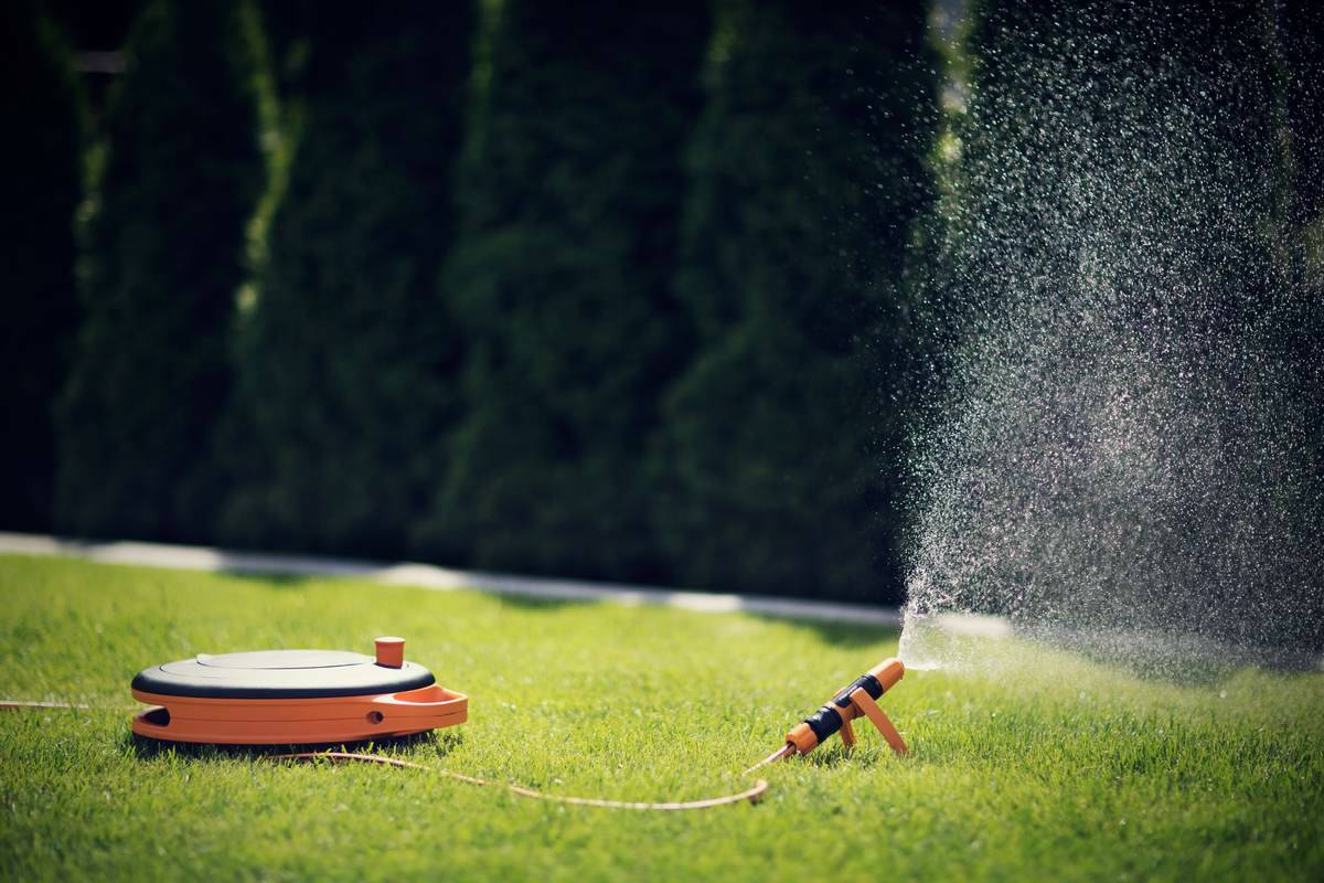 Fiskars Schlauchtrommel » Waterwheel S « 15 m Schlauch inkl. Zubehör