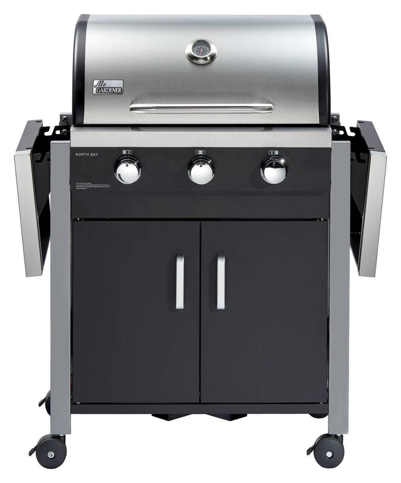 Mr. Gardener / Enders Gasgrill North Bay 3 Edelstahlbrenner + Unterschrank, Grill, BBQ
