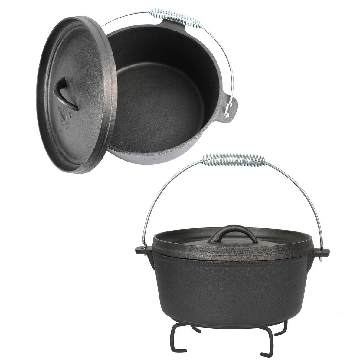 El Fuego Dutch Oven Set » AY4661 « 5-tlg, Gusseisen