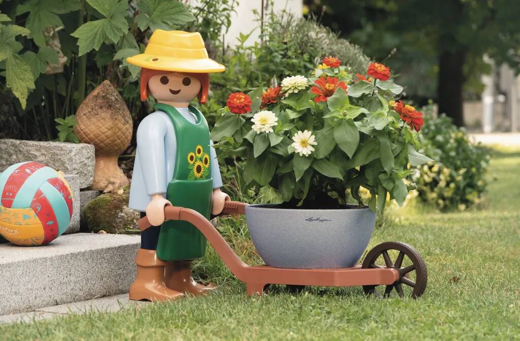 Lechuza Playmobil » Gärtnerin Sonnenblume « Mega Figure, 60 cm