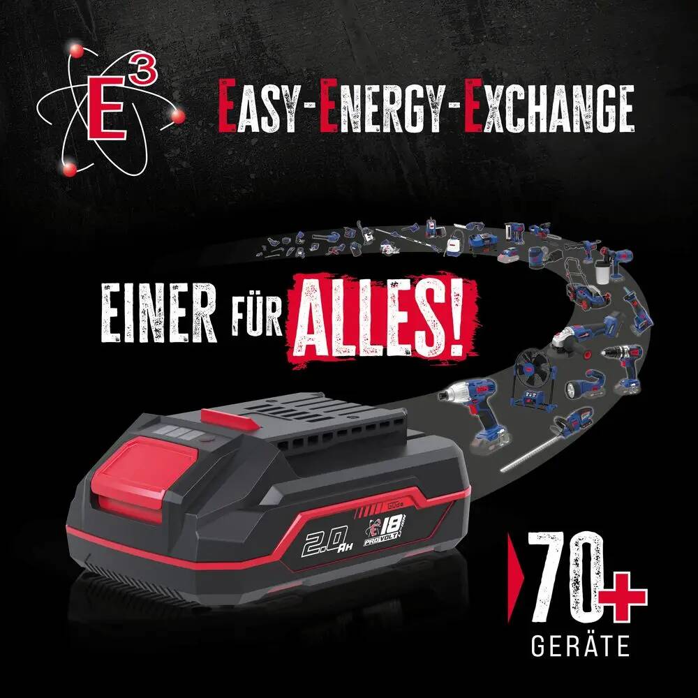 Güde Starter-Kit » LGAP 18-3020 P « Ladegerät & Akku, 18 V, 2,0 Ah