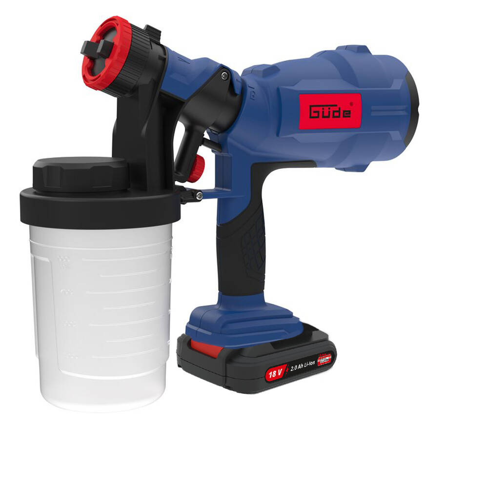 Güde Farbsprühpistole » FP-18 « inkl. - Akku & Ladegerät - Set
