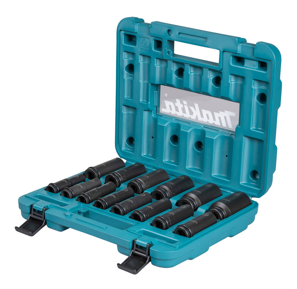 Makita Schlagnuss-Set 1/2 » E-16586 « IMPACT BLACK 14-tlg im Koffer