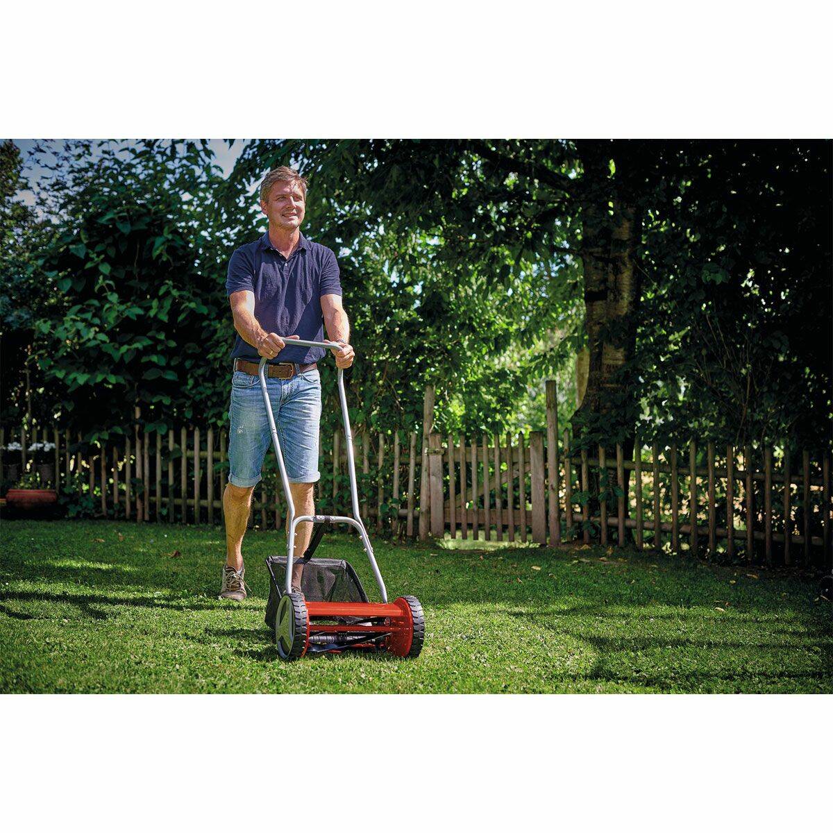 Einhell Hand-Rasenmäher » GC-HM 300 « mit kugelgelagerter Mähspindel