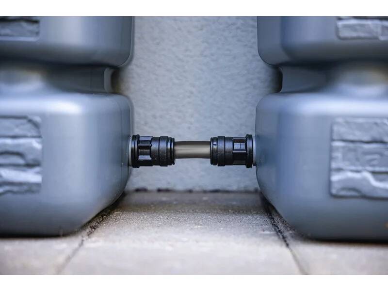 GARANTIA Verbindungsset » Instant « für Regentonnen, Regenwassertank