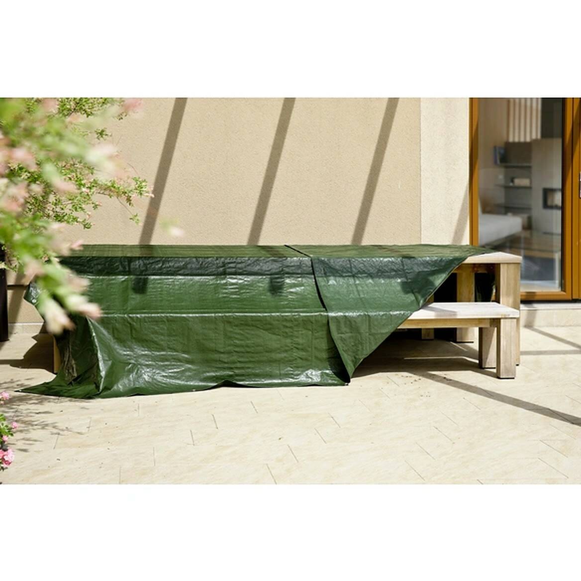 Windhager Schutzplane » 5x6 m 100 g/m² «  Grün