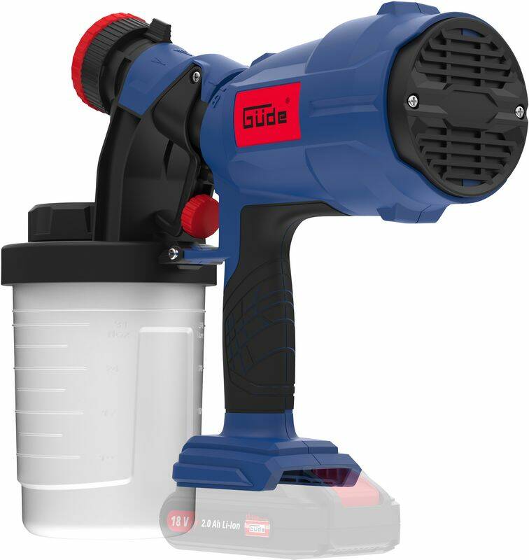 Güde Farbsprühpistole » FP-18 « inkl. - Akku & Ladegerät - Set