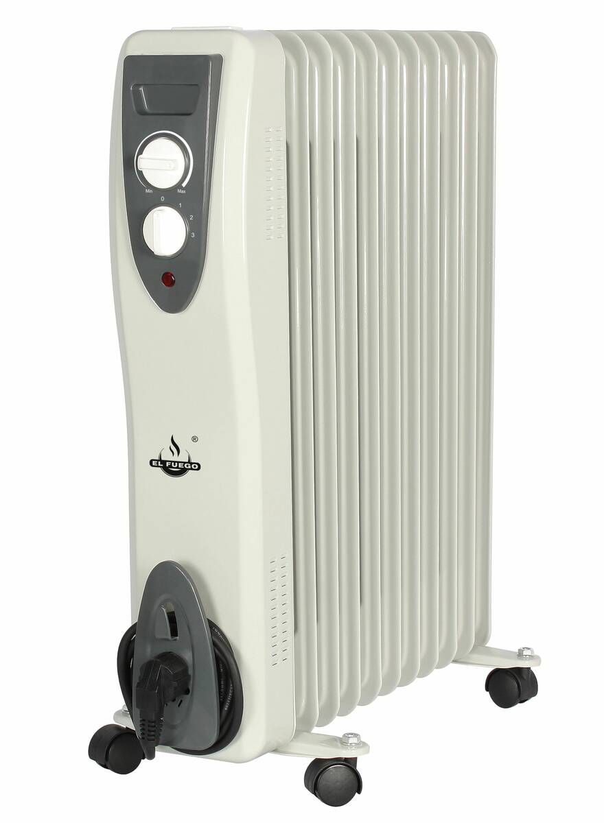 El Fuego Elektro-Ölradiator » AY7024 « 2500 Watt - 11 Rippen