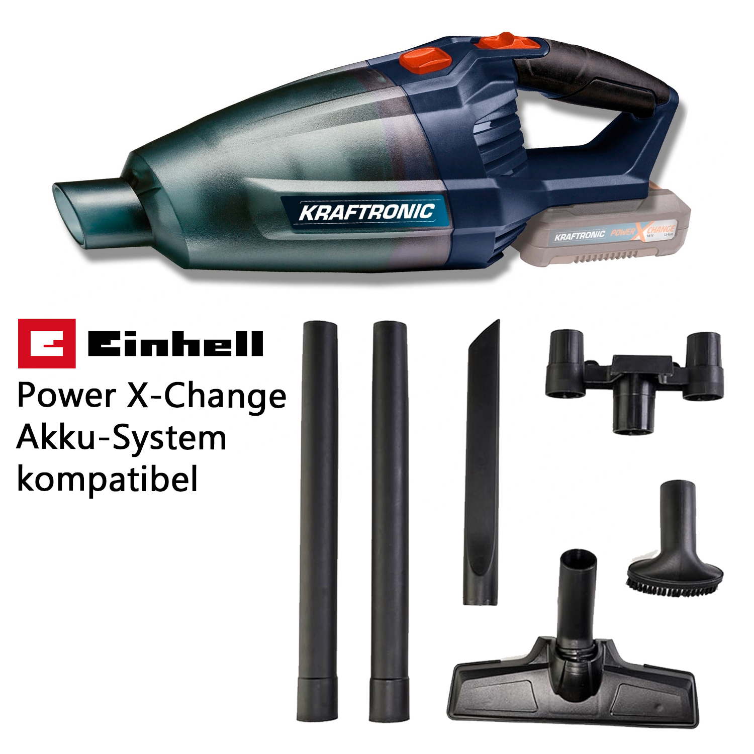 Kraftronic Akku-Handstaubsauger » KT-HS 18 Li-Solo « Power X-Change