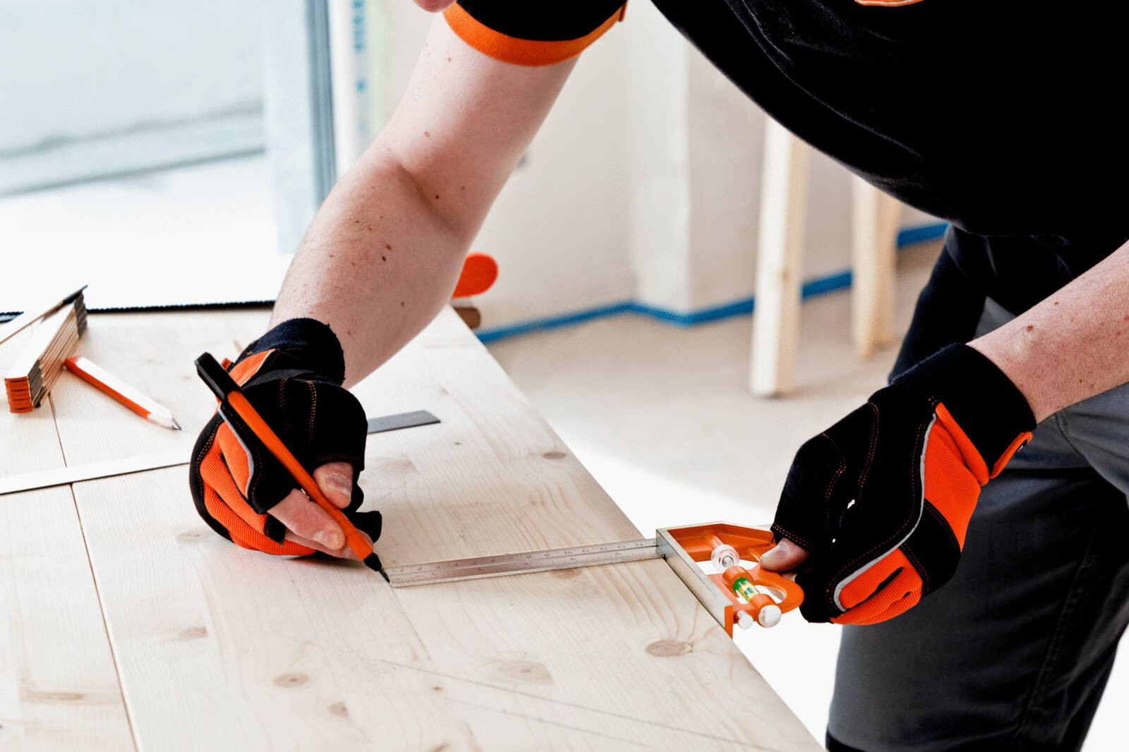 Bahco Kombinationswinkel » CS150 « inkl. Griff u. Metall-Reißnadel