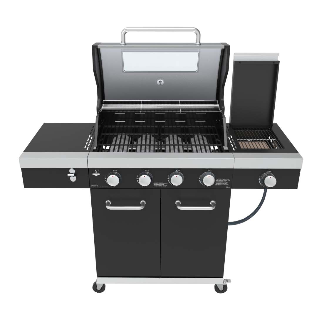 El Fuego Gasgrill » Kingston « 17,4 kW - LED-Regler & Seitenbrenner
