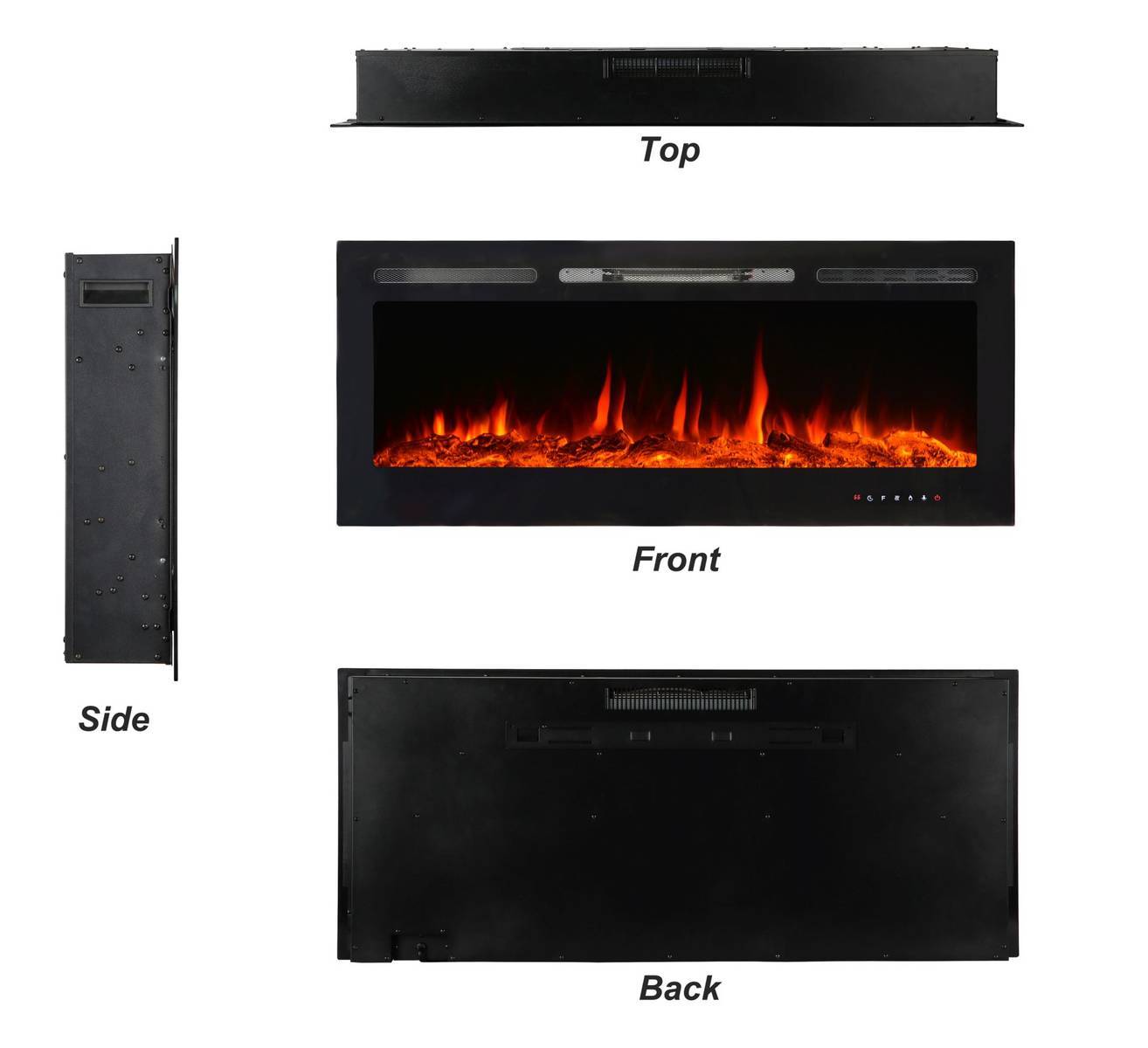 EL FUEGO® Elektrokamin » Cervinia « AY6292 - inkl. Fernbedienung