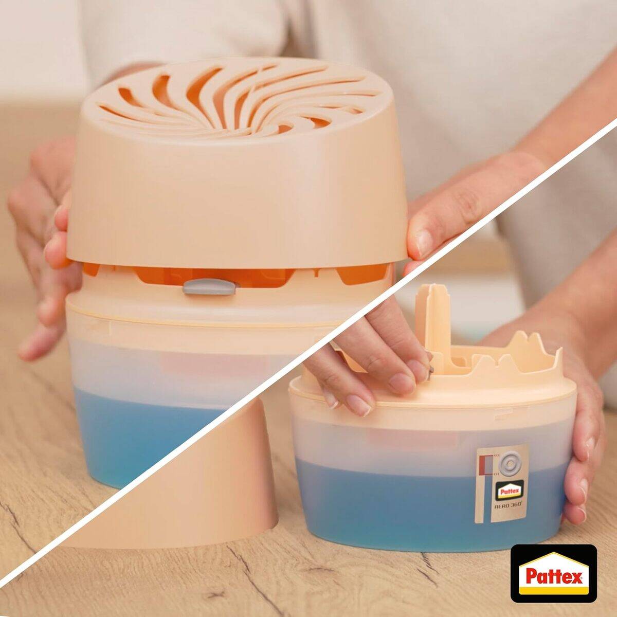 Pattex Luftentfeuchter AERO 360° » Peach « inkl. 1x Tab