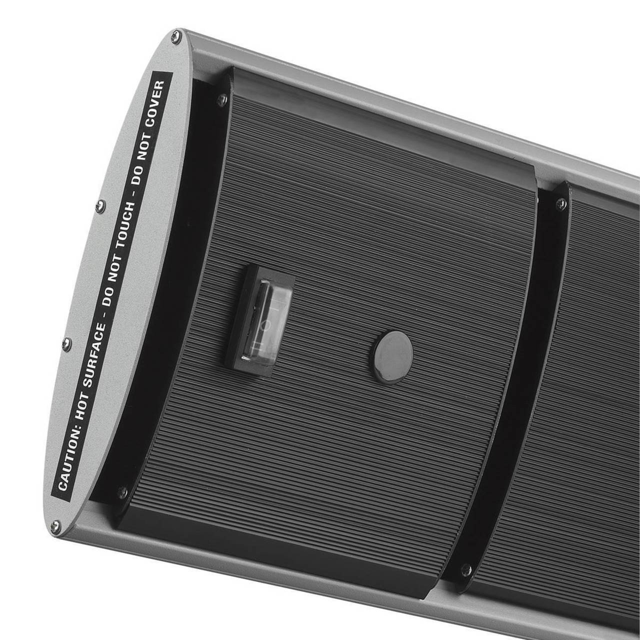 Eurom Terrassenheiztrahler m. Fernbedienung Infrarot Heizstrahler Dunkelstrahler