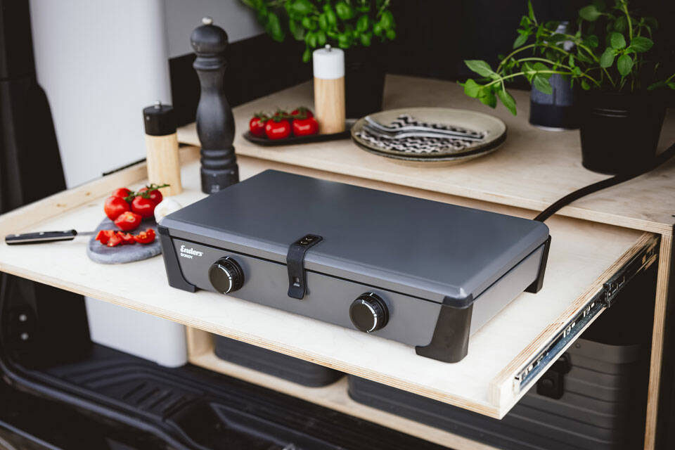 Enders Campingkocher » Bondy 2 « zweiflammig, inkl. 80 cm Gasschlauch