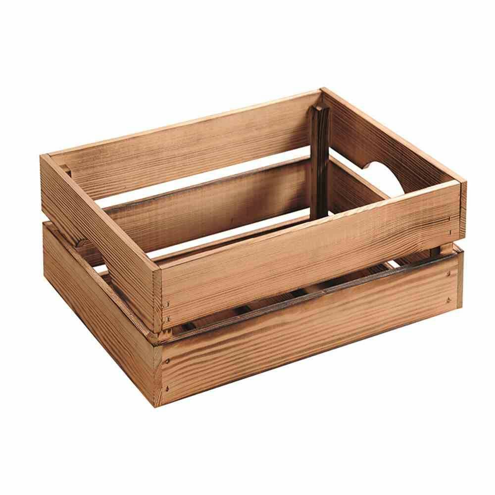 Kesper » Aufbewahrungs- und Deko-Kiste « Kiefer, geflammt