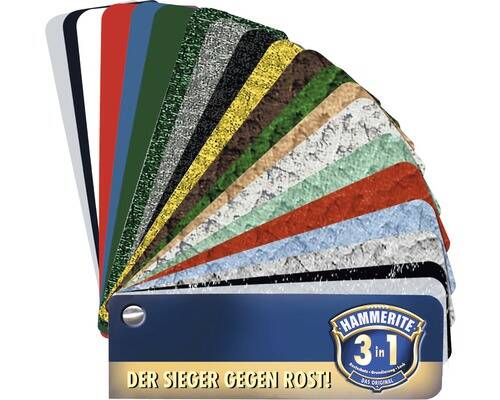 Hammerite Metall-Schutzlack » Hammerschlag Silbergrau « 750 ml