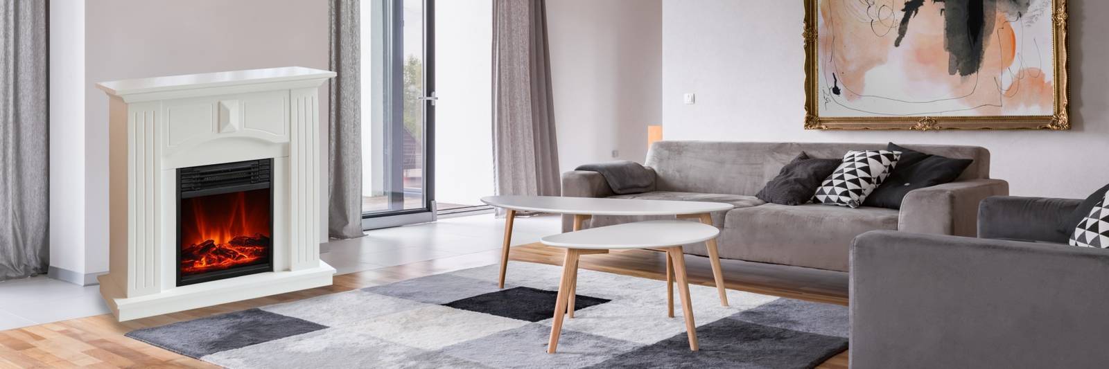 El Fuego Elektrokamin » Malmö « - LED - AY630 - 1500 Watt