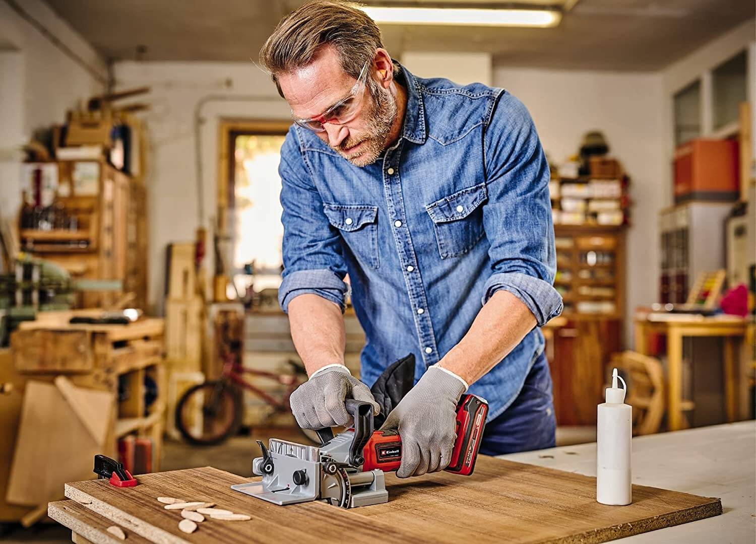 Einhell Akku-Flachdübelfräse » TE-BJ 18 Li-Solo « 18V Power X Change