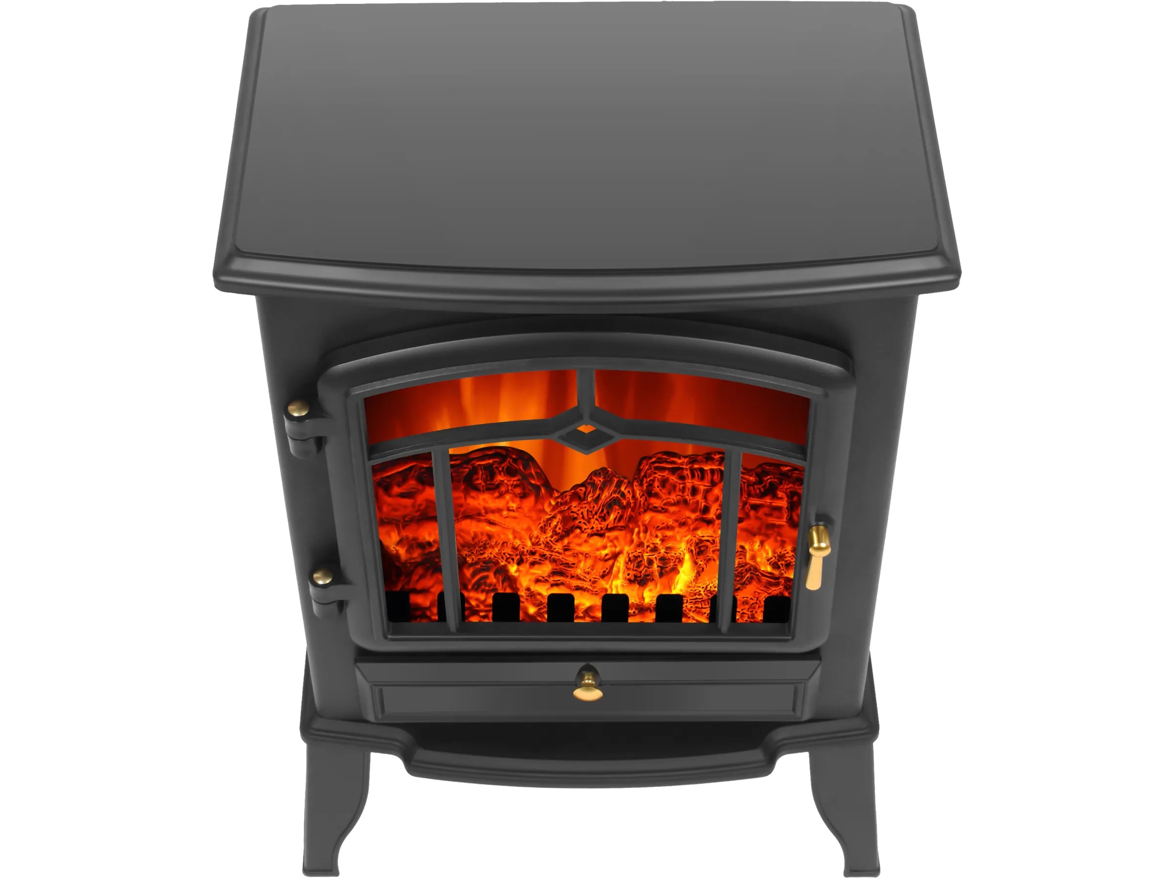 El Fuego Elektrokamin » Como II « Schwarz, 2 kW, LED-Flammenbild