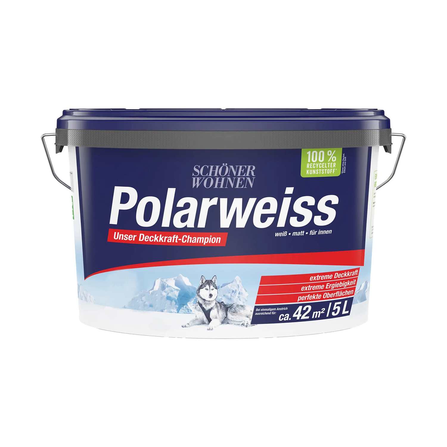 Schöner Wohnen Polarweiss » 5 Liter « Deckkraft-Champion bis 42 m²