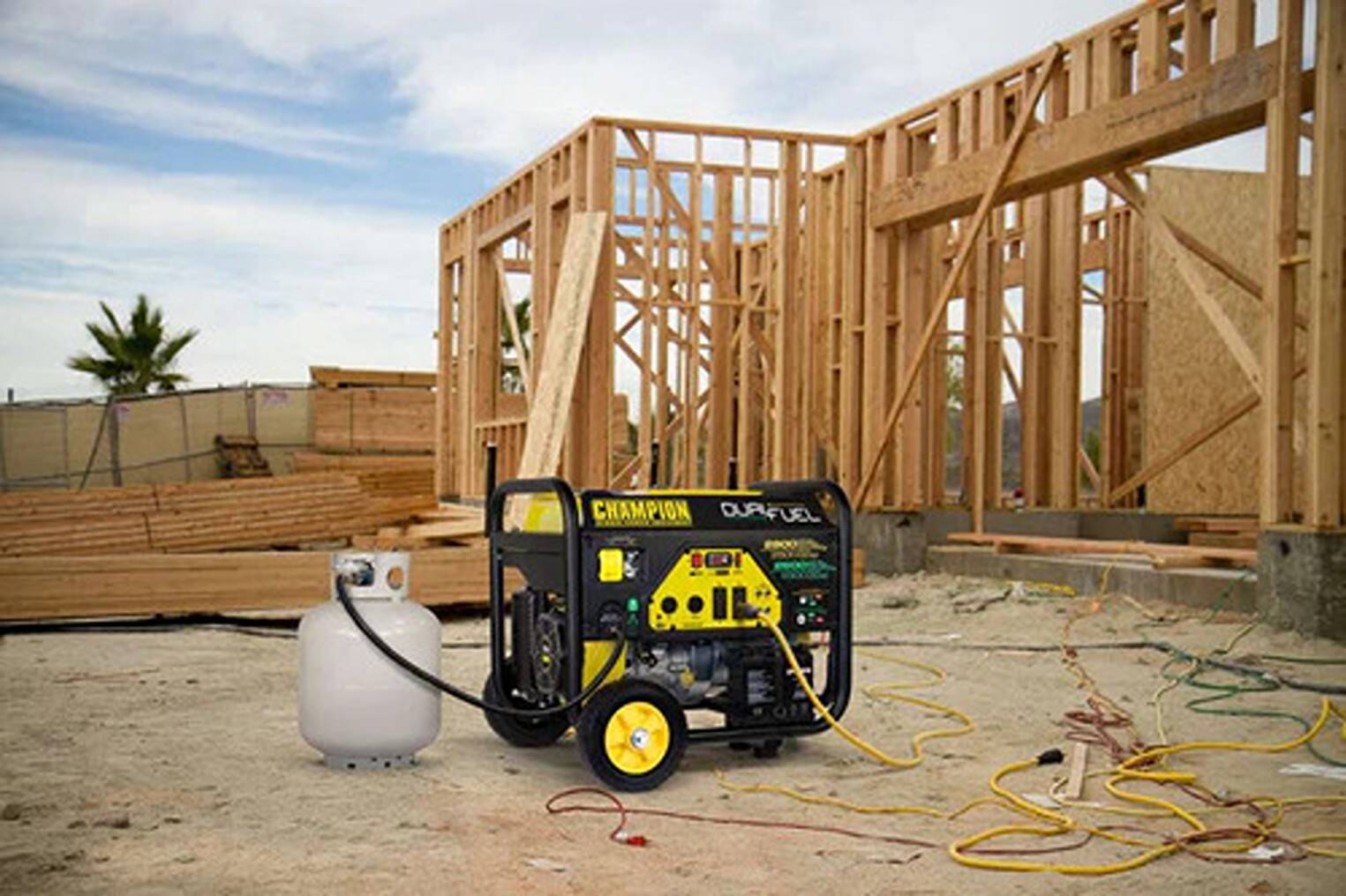 Champion Stromerzeuger » CPG3500E2 « Dual-Fuel, Benzin & Gas