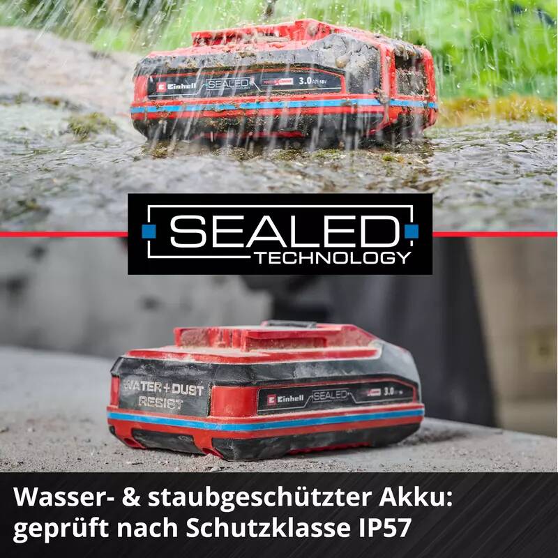 Einhell Zubehör » SEALED 4 AH Akku « 18 V Power X-Change, wasserdicht