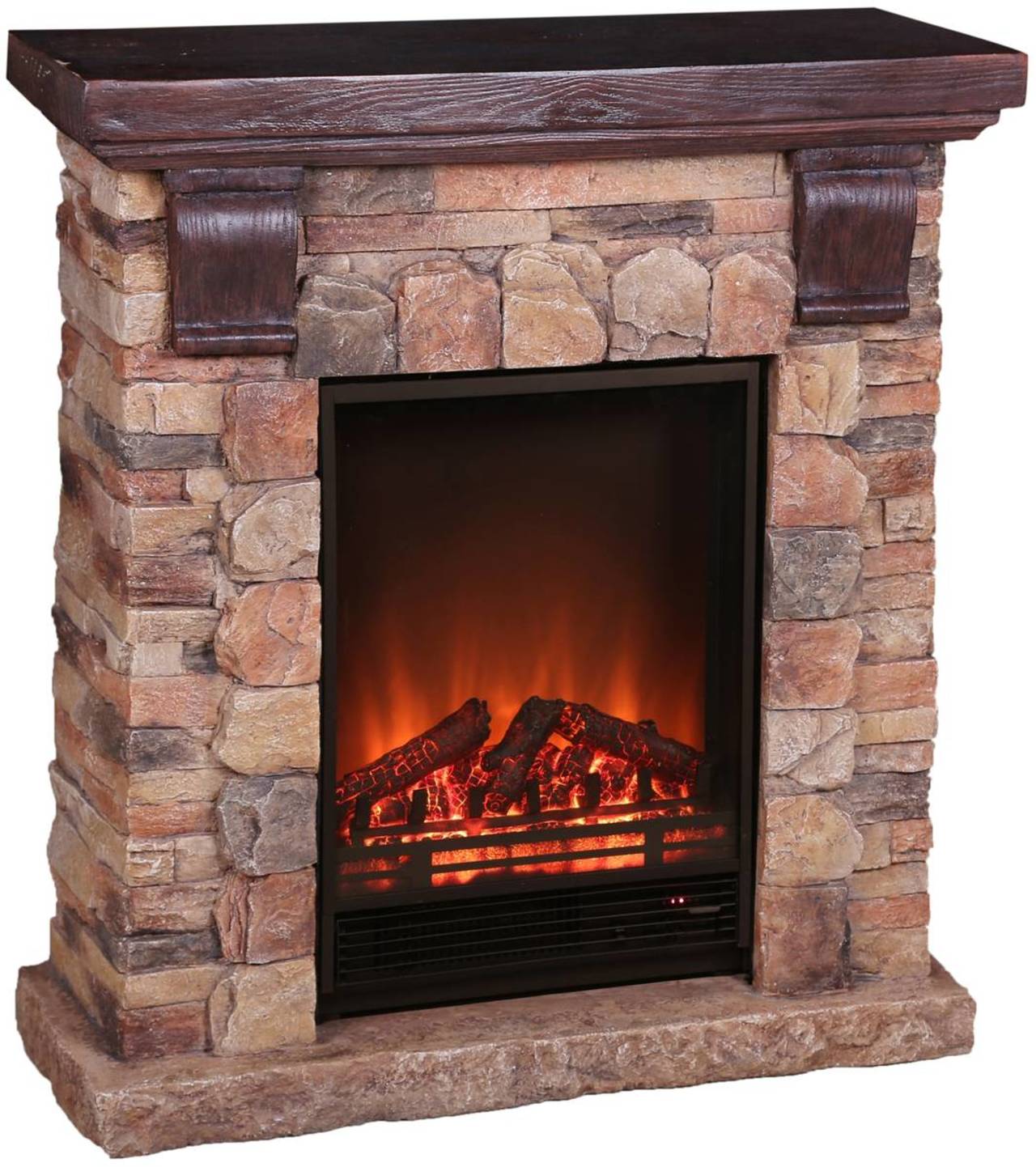 El Fuego® Elektrokamin » Kitzbühel « LED Technik Deko-Kamin