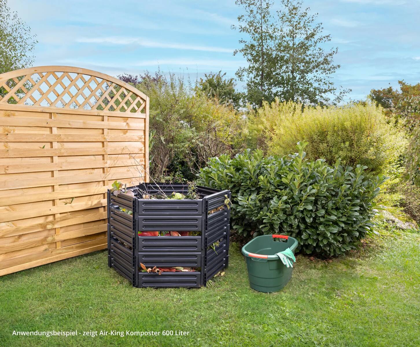 Garantia » AIR-KING Steckkomposter « 600 Liter, UV-Schutz