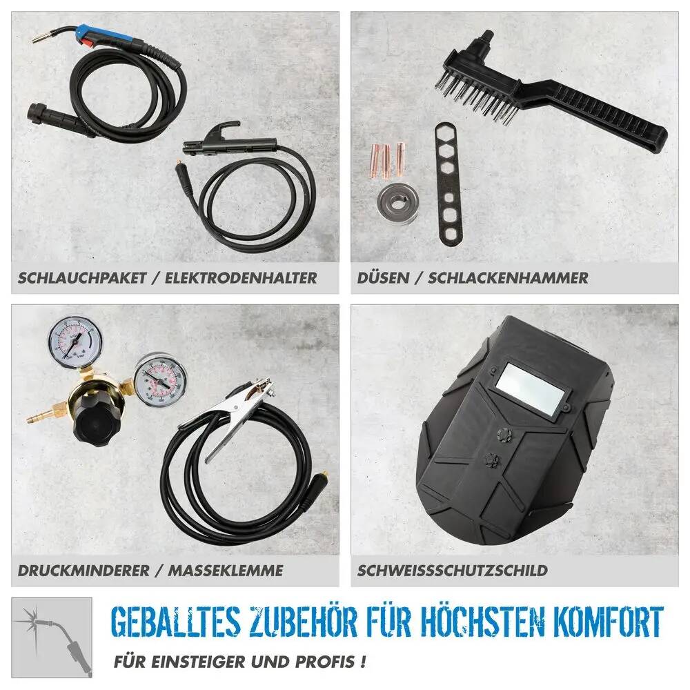 Güde Universalschweissgerät » Uni-Mig 205 SYN « Inkl. Schweißwagen