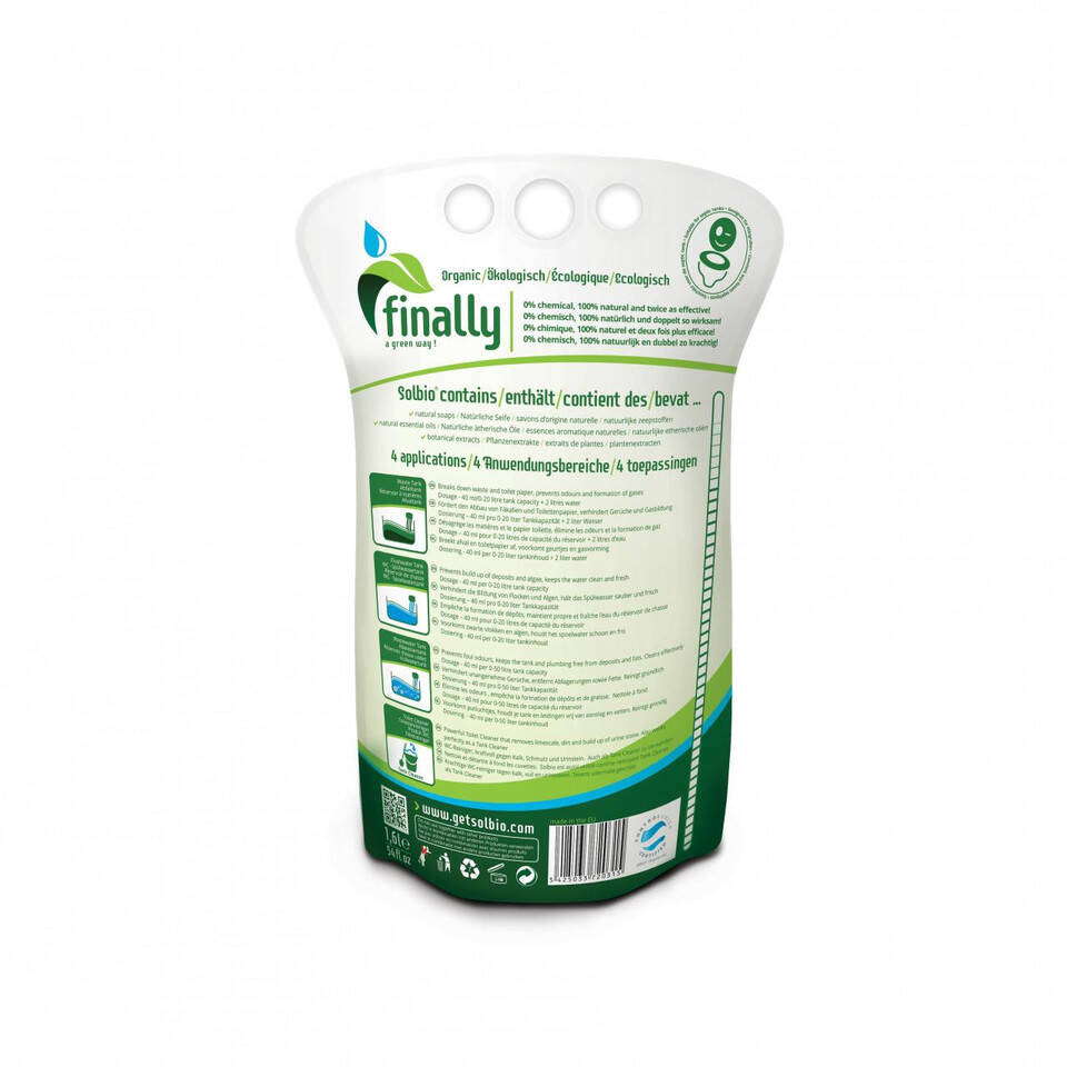 Solbio Sanitärflüssigkeit » Original XL « 1,6 Liter, ohne Chemie