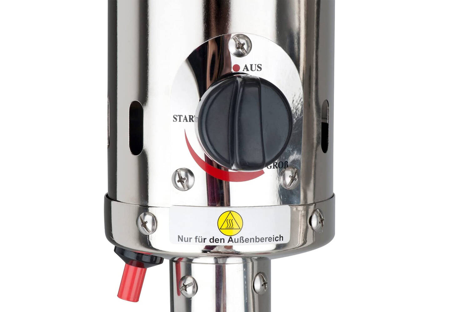 Hamson Heizstrahler » Gas « Edelstahl, 11 kg Flasche verstaubar