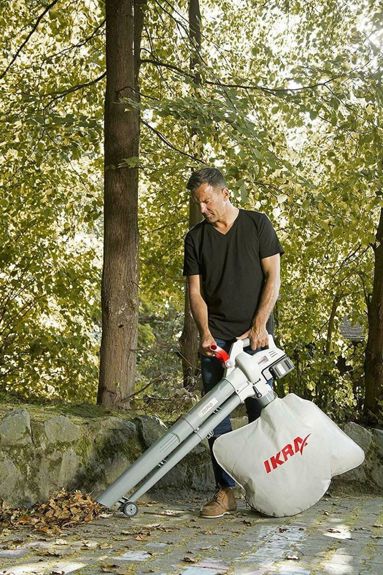 IKRA Akku-Laubsauger » ICBV 2/20 « ink. 2 Akkus & Ladegerät