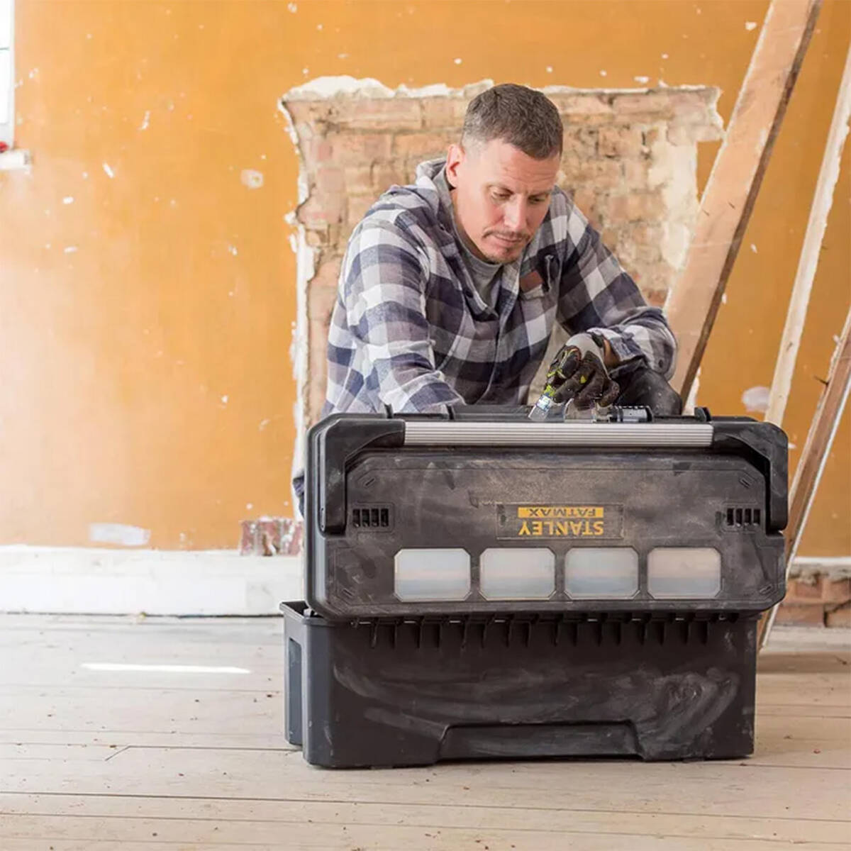 Stanley FATMAX Werkzeugbox Pro » Cantilever 26 Zoll « Metallschließen