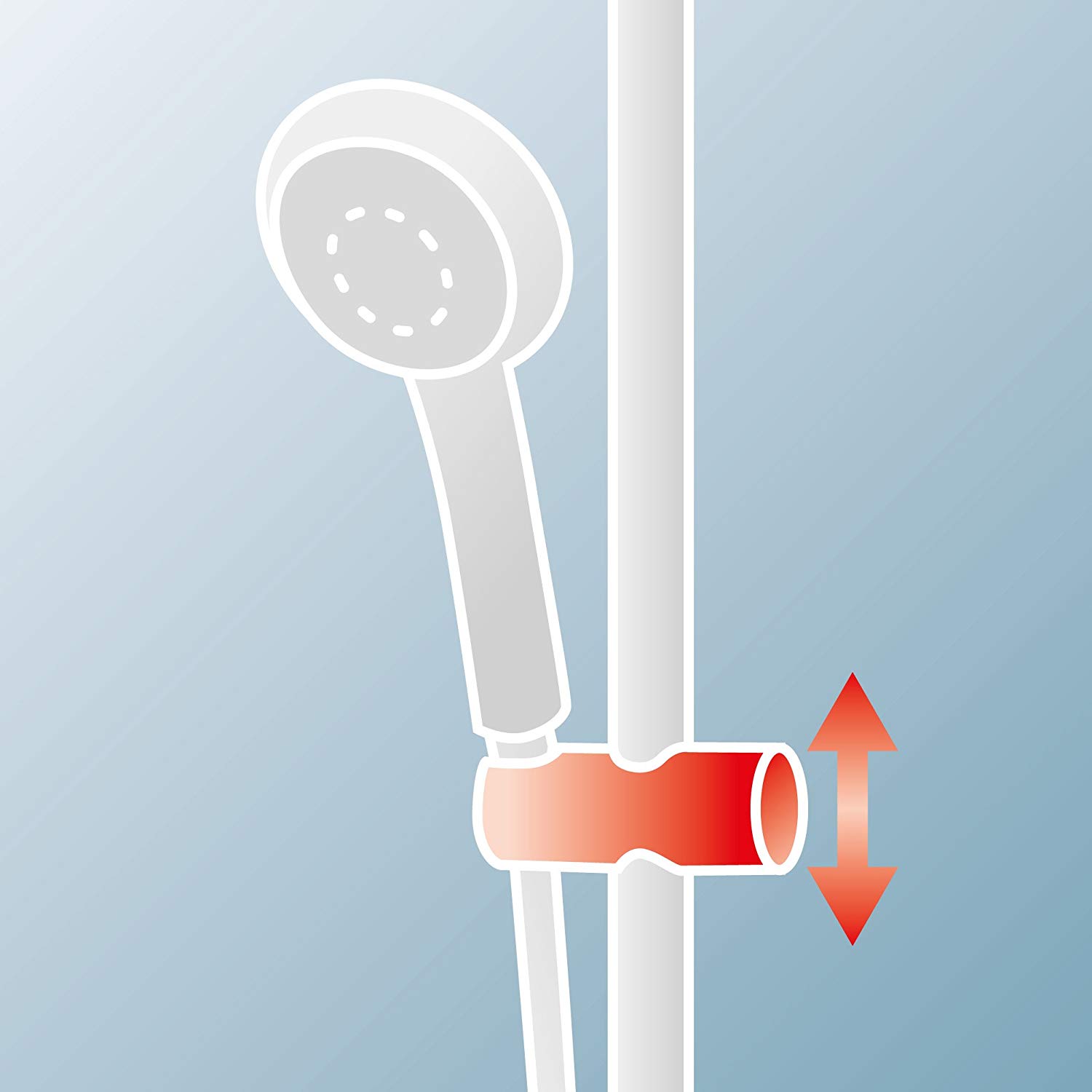 Schulte DuschMaster Rain Classic » D963102 « eckig, chrom, Umsteller