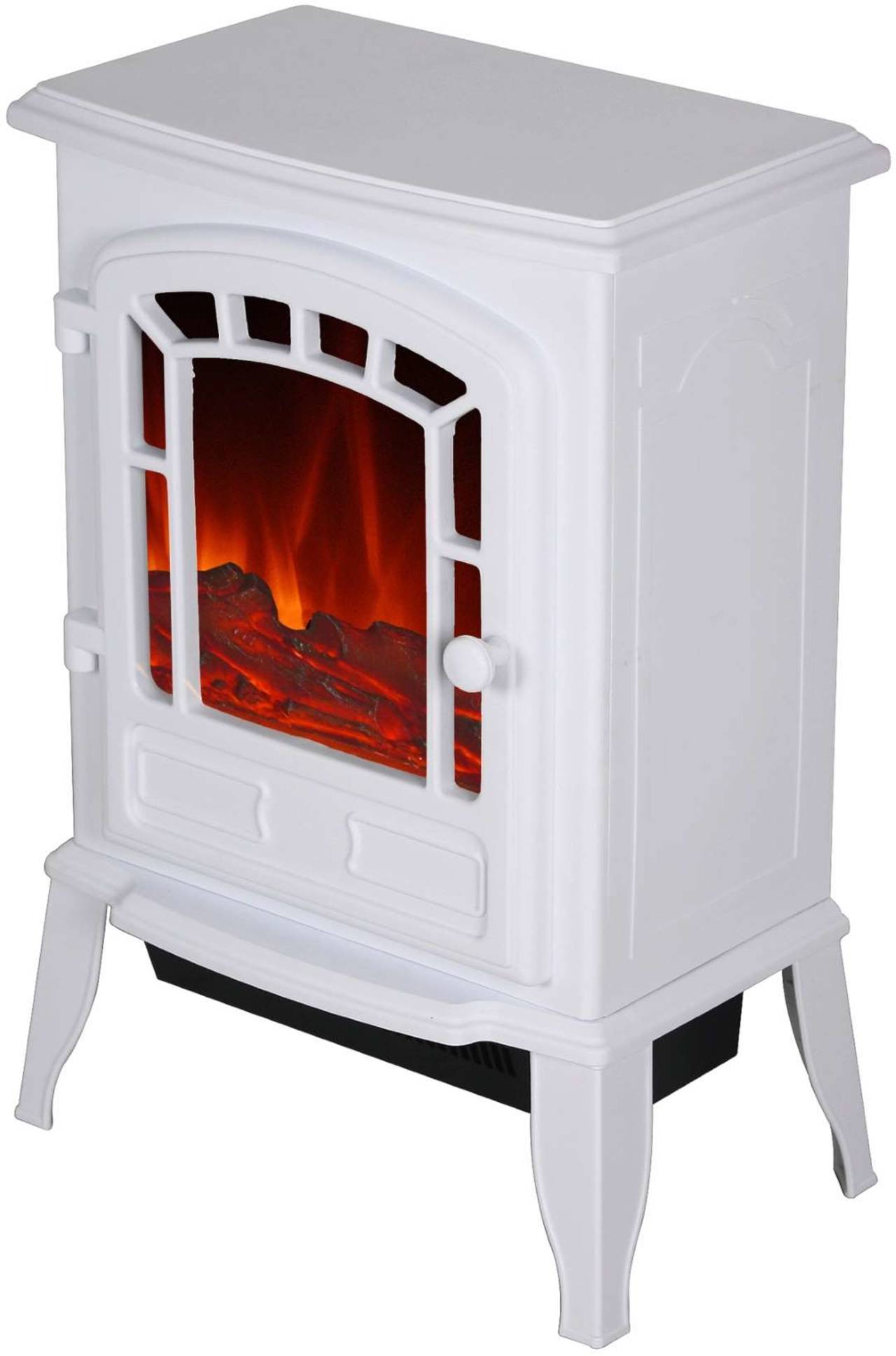 El Fuego® Elektrokamin » Como « Weiß, LED Beleuchtung & Gluteffekt