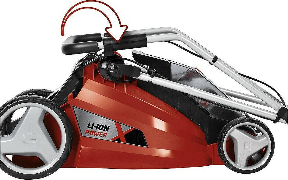 Einhell Akku-Rasenmäher » GE-CM 43 Li M « inkl. Akkus, 63 l Fangbox