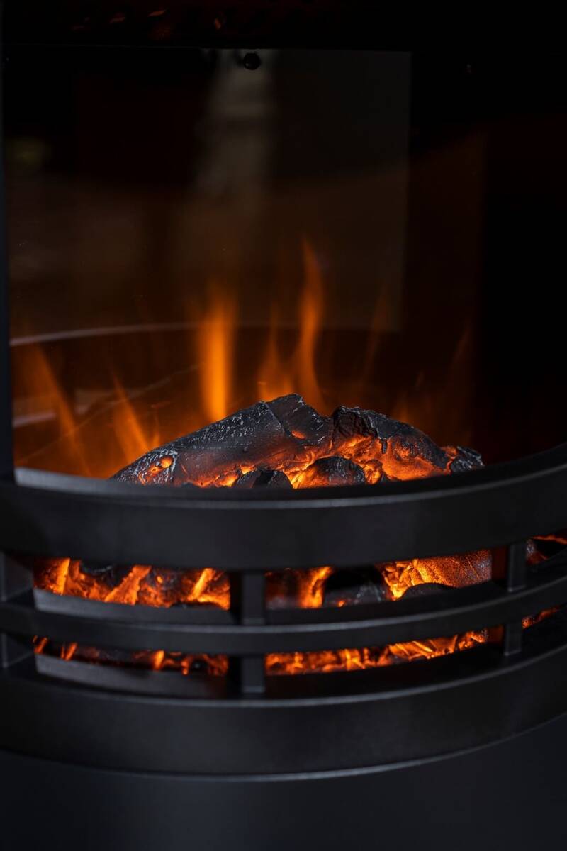 Eurom Elektrokamin » Orsa « 2000 W, mit Thermostat, 2 Heizstufen