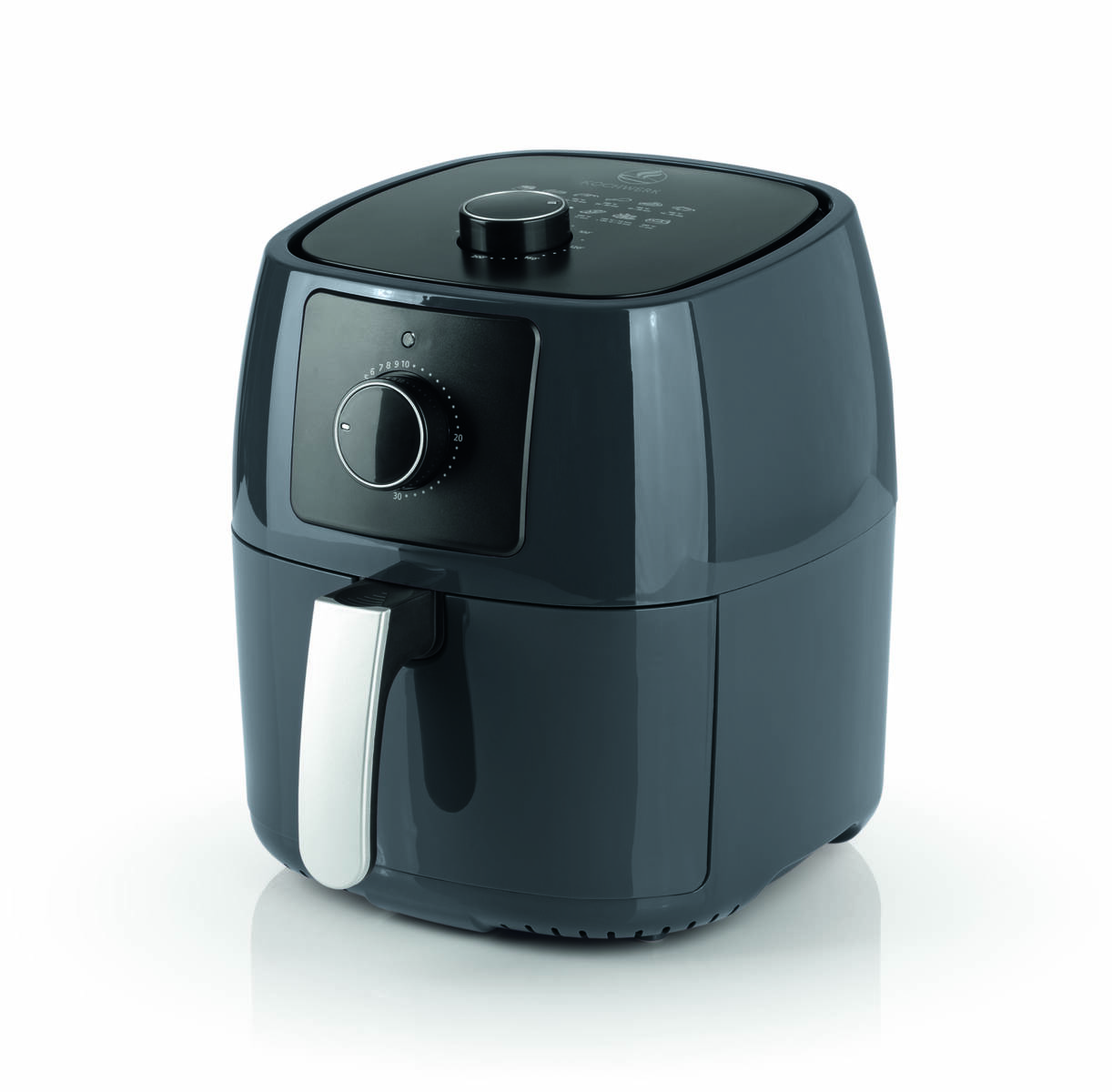 Kochwerk » Heißluft-Fritteuse « 1400W, Timer, 5L-Korb, 8-in-1 Funktion