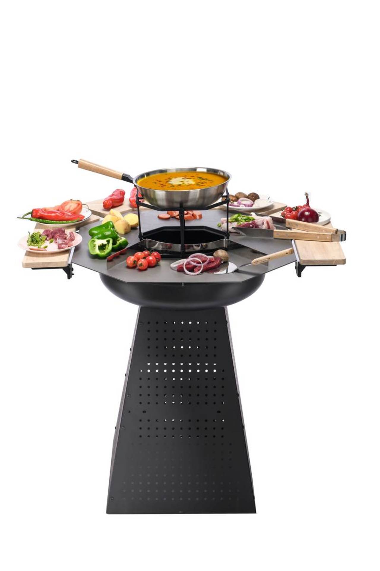 El Fuego® Grill- und Feuerstelle 2-in-1 » AY0329 « Plancha