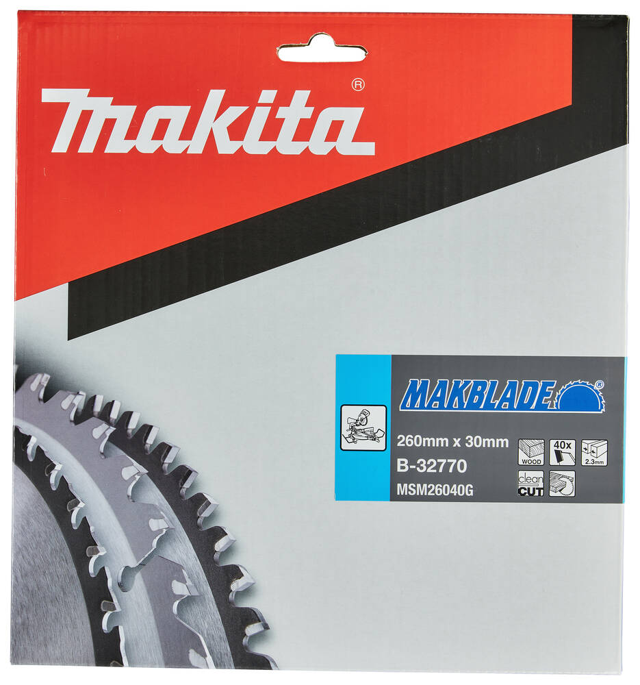 Makita MAKBLADE Sägeblatt » B-32770 « 260x30x40Z