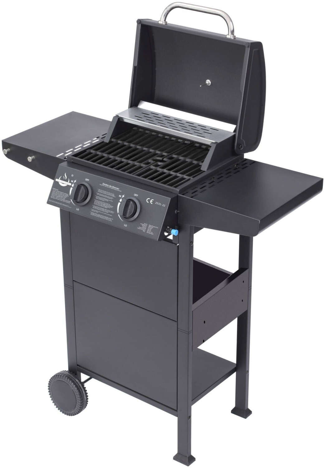 El Fuego Gasgrill » San Jose « 2 Brenner, Thermometer, 5 kW