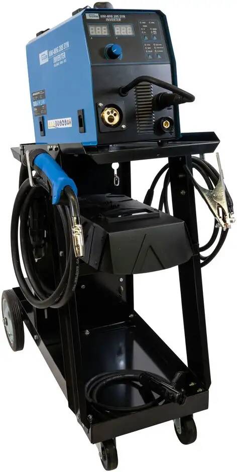 Güde Universalschweissgerät » Uni-Mig 205 SYN « Inkl. Schweißwagen